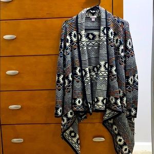 Tribal Print Cardigan